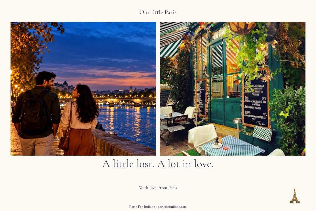 The little things: Our little Paris, A little lost. A lot in love.
